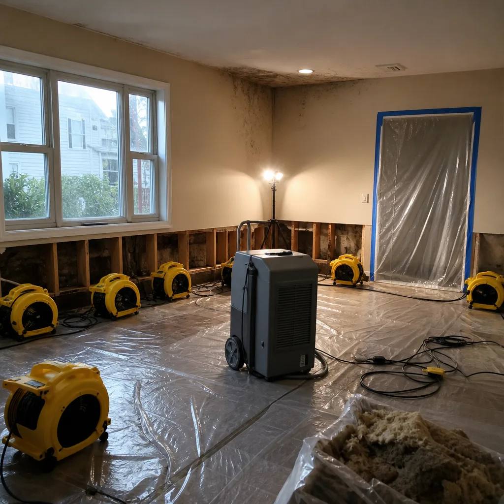 Toilet Overflow Cleanup
